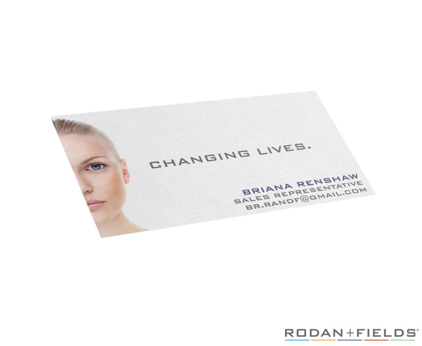 Skin Care Business Cards HitUsUpDesigns