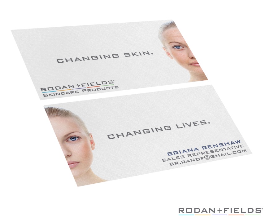 Fresh Rx Skincare, Butte Montana #design #businesscard