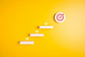 Target icon for successful business goal