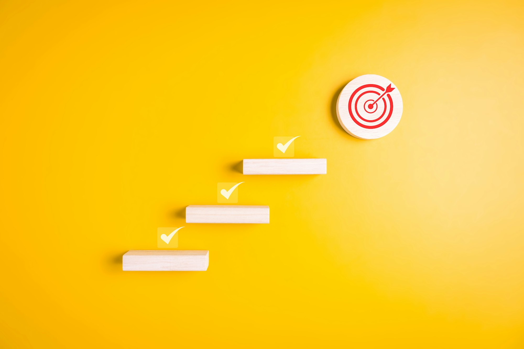 Target icon for successful business goal