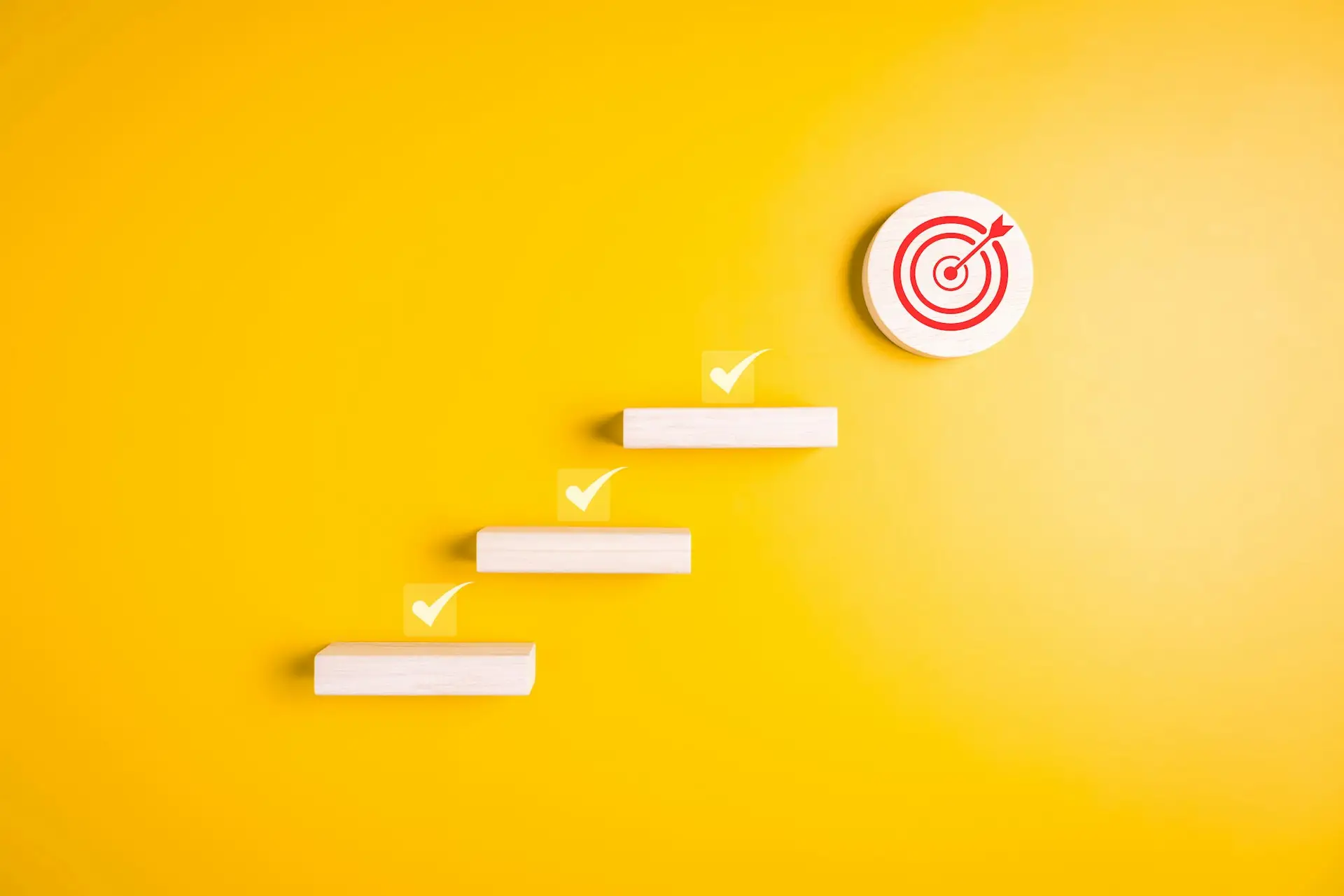 Target icon for successful business goal